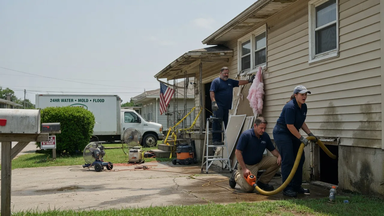 Water Damage Repair in Oakford, IL near me